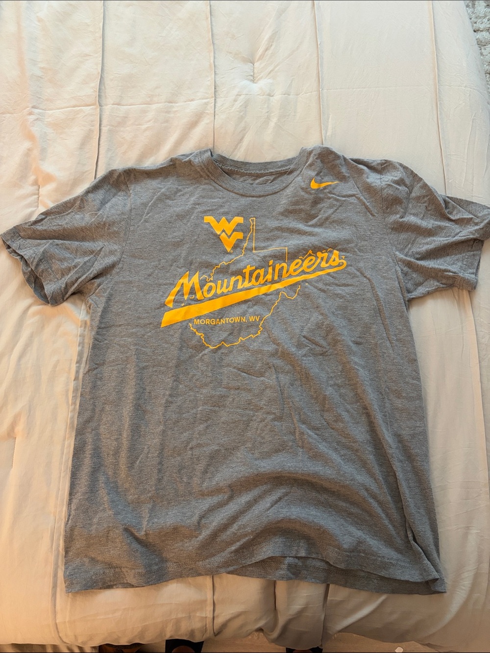 Nike Gray West Virginia Mountaineers